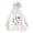White, variant on Girls Fashion Hoodie Sweatshirt Long Sleeve Loose Fit Casual Top For Kids