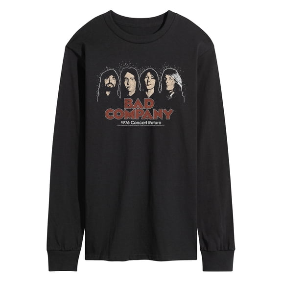 Bad Company - Band Faces - Men's Long Sleeve Graphic T-Shirt