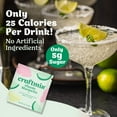thumbnail image 2 of Craftmix Classic Margarita, Makes 12 Drinks, Skinny Margarita Cocktail Mixers - Mocktail Drink Mixers - Made With Real Fruit - Vegan Low-Carb, Low-Sugar, Non-GMO, Dairy Free, Gluten Free, Easy to Mix, 2 of 7
