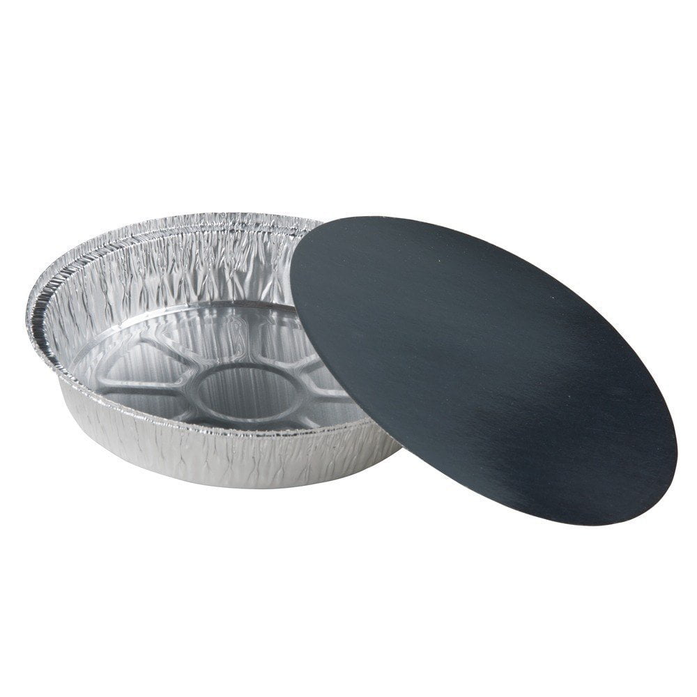 Case of 100 SafePro COMBO 9-inch Aluminum Foil Pans with LIDS 