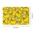 thumbnail image 3 of Non Slip Door Mat, Ducky Cartoon Animal Yellow Fast Drying Bath Tub Mats, Absorbent Bathroom Rugs Entrance Welcome Mat, Bath MatS for Tub, Floor, Home, Kitchen, Hotel,16x24in, 3 of 6