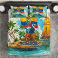 thumbnail image 2 of Ecuador Bedding Set with Wildlife and Flag Landscape Design TS04, 2 of 7