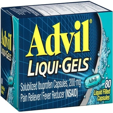 Advil Advanced Medicine for Pain, 200mg, Liqui-gels 80 Ea