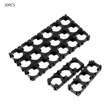

20 Pcs 18650 Battery Holder Bracket Plastic Brackets 18650 Battery Bracket for 18650 Batteries 1x3 DIY Accessories