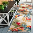 thumbnail image 1 of SAFAVIEH Cabana Kuzman Floral Outdoor Area Rug, 1 of 9
