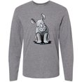 thumbnail image 3 of Inktastic Curious Rhinos Long Sleeve T-Shirt, 3 of 5