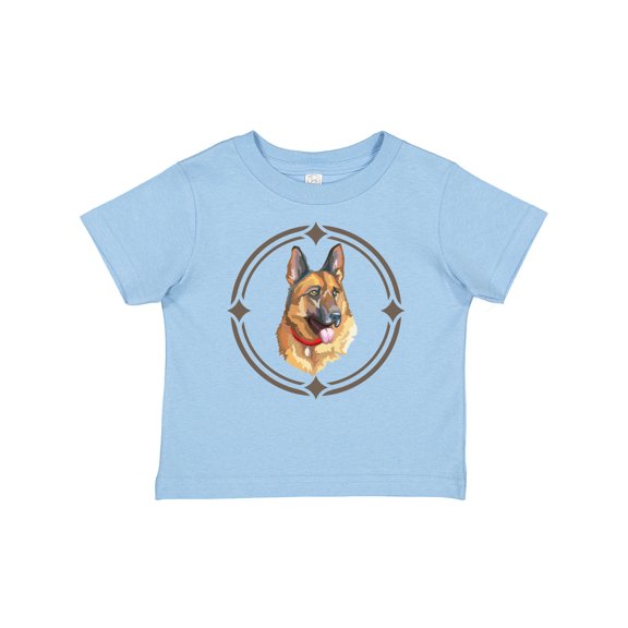 Inktastic German Shepherd Dog Art Boys or Girls Baby T-Shirt