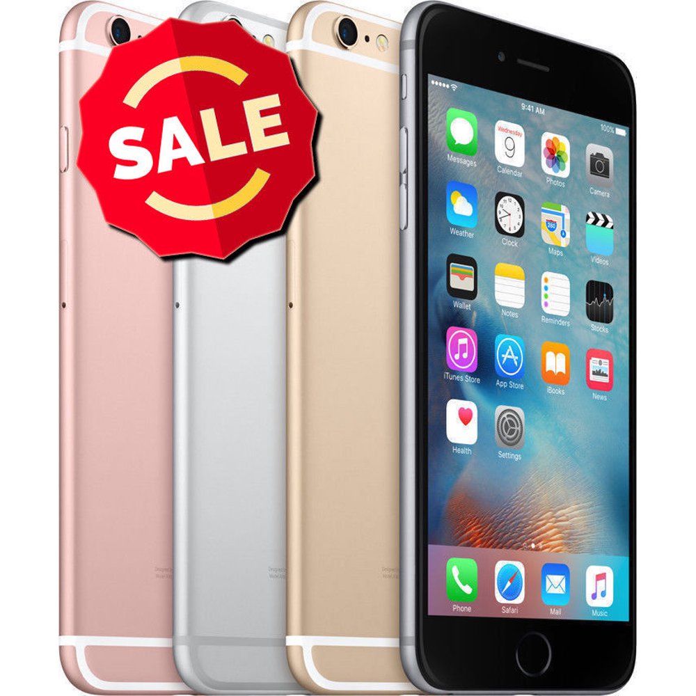 Renewed Apple Iphone 6 Verizon + GSM Unlocked 64GB Space Gray