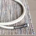 thumbnail image 3 of Safavieh Courtyard Mitre Geometric Indoor/Outdoor Area Rug, Ivory Blue/Beige, 8' x 10', 3 of 10