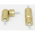 thumbnail image 2 of MERIVILLE Hinged Elbow Connector - Designed for Bay Window Curtain Rods or Corner Drapery Rods up to 1-inch Diameter, Royal Gold, 2 Pcs, 2 of 2