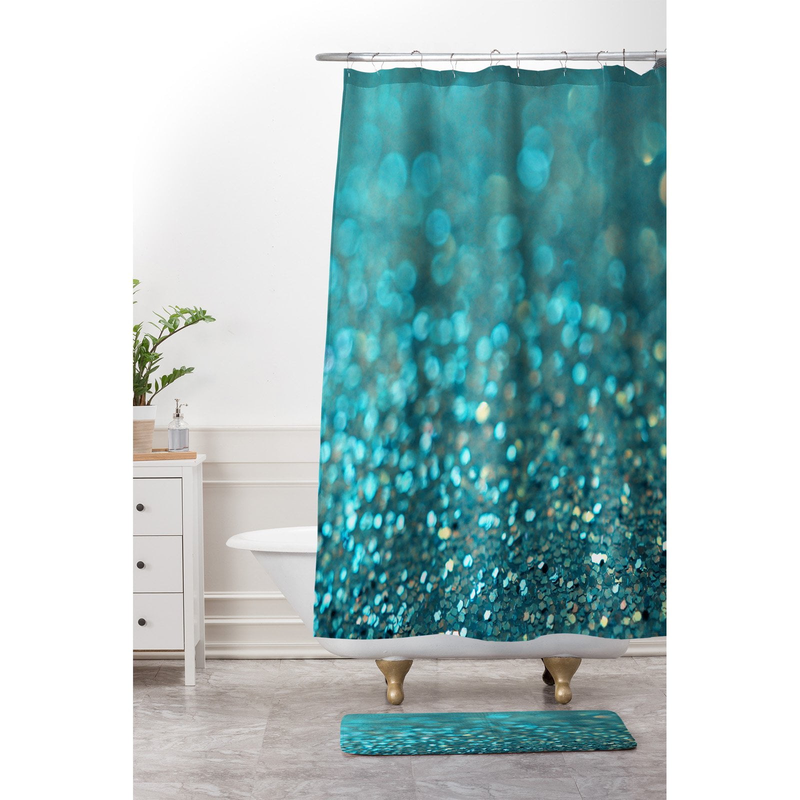 72 x 69 Catherine McDonald Cherry Blossoms in Seoul Deny Designs 2020 Shower Curtain