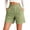 Green, variant on Cotton Linen Shorts for Women Summer Casual Elastic High Waisted Baggy Wide Leg Bermuda Shorts with Pocket, 2026 New Limited-time Off