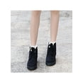thumbnail image 4 of Fangasis Ladies Non Slip Booties Plush Lining Breathable Warm Boot Work Winter Shoes Black 7.5, 4 of 5
