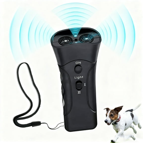 Pet Gentle Anti Barking Device, Ultrasonic Dog Bark Deterrent to Stop Barking & Bad Behavior for All Size Dogs