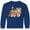 Royal Blue, variant on Inktastic Christmas Train Long Sleeve Youth T-Shirt