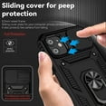 thumbnail image 3 of for iPhone 11 Case with Camera Lens Cover HD Screen Protector, Dual Layer [15 FT Military Grade Drop Protection] Magnetic Ring Holder Kickstand Protective Phone Case for iPhone 11 6.1 inch (Black), 3 of 16
