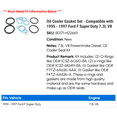 thumbnail image 2 of Cooler Gasket Set - Compatible with 1995 - 1997 Ford F Super Duty 7.3L V8 1996, 2 of 2