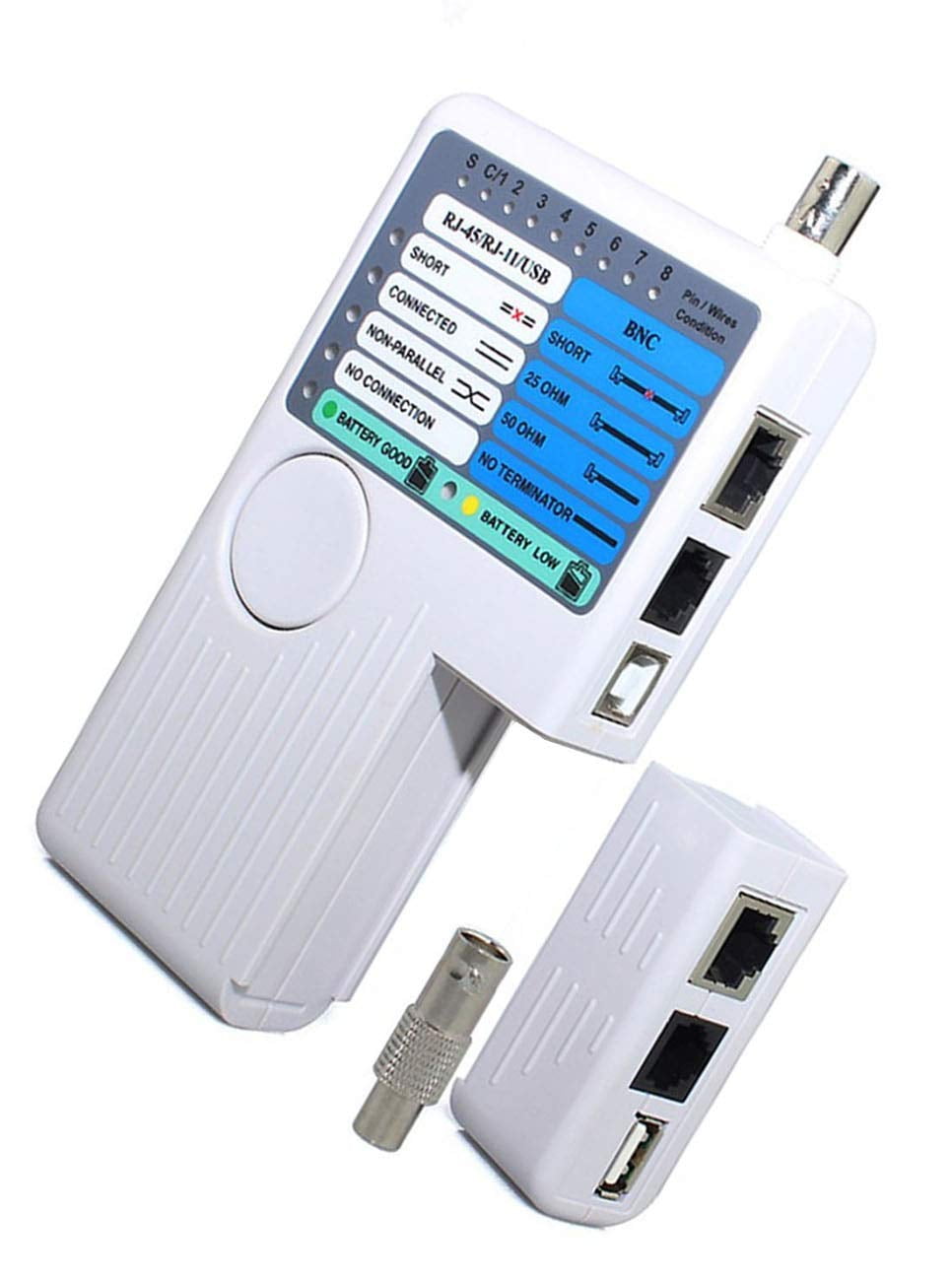 iMBAPrice 4in1 Remote Network Cable Tester USB/BNC/Rj11/Rj45 LAN