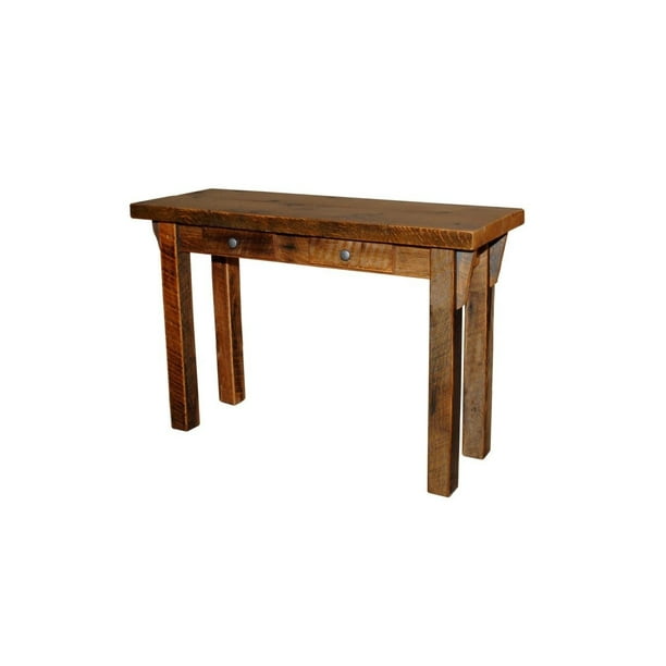 Reclaimed Barn Wood Sofa Table, Urban Barn Narrow Console Table