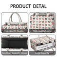 thumbnail image 4 of Large Capacity Tote Bag,White Boston Terrier and Flower Handbag Fashion Luxury Tote Bag,15.7"x13"x 5.1" Inches,Laptop Compatible, 4 of 6