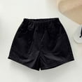 thumbnail image 5 of Bxsruta Girls Shorts, Toddler Kids Girls Boys Casual Spring Summer Solid Color Pockets Children's Shorts, Black 18 Months, 5 of 6