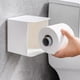 thumbnail image 4 of Dispensador de Papel Higiénico de Pared | Portarrollos Sin Perforar | Estante de Plástico Transparente | Fácil Instalación con Cinta Adhesiva | Uso En Baño, Oficina y Hogar, 4 of 6