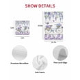 thumbnail image 7 of Purple Flowers Kitchen Dish Towels for Drying Dishes Set of 4, Weeping Spring Floral Bicycle Wooden Waffle Weave Microfiber Hand Tea Bathroom Towels Quick Dry & Absorbent Towel 15.7x23.6, 7 of 7
