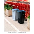 thumbnail image 2 of Bote de Basura Tramontina T-force Pedal 50 Litros Negro, 2 of 4
