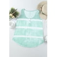 thumbnail image 4 of ABPHQTO Camiseta de tirantes de mujer verde con estampado tie-dye, 4 of 5