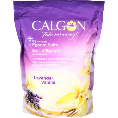 Calgon Rejuvenating Epsom Salts, Lavender Vanilla, 3 lbs.