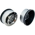 thumbnail image 2 of Associated Electrics ASC71076 Drag Rear Wheels, 2.2 in & 3.0 12 mm Hex, Black Chrome, 2 of 2