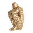 thumbnail image 2 of Abbracc Creative Abstract Thinker Figure Bookends Housewarming Gifts Mosaic Figurine For Aureate, 2 of 8