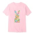 thumbnail image 3 of Zylarhe Girls Easter Shirt Easter Holiday Celebration Graphic Tee Soft Casual Short Sleeve T-Shirt For Boys Kids Top 8-9 Years Pink, 3 of 3
