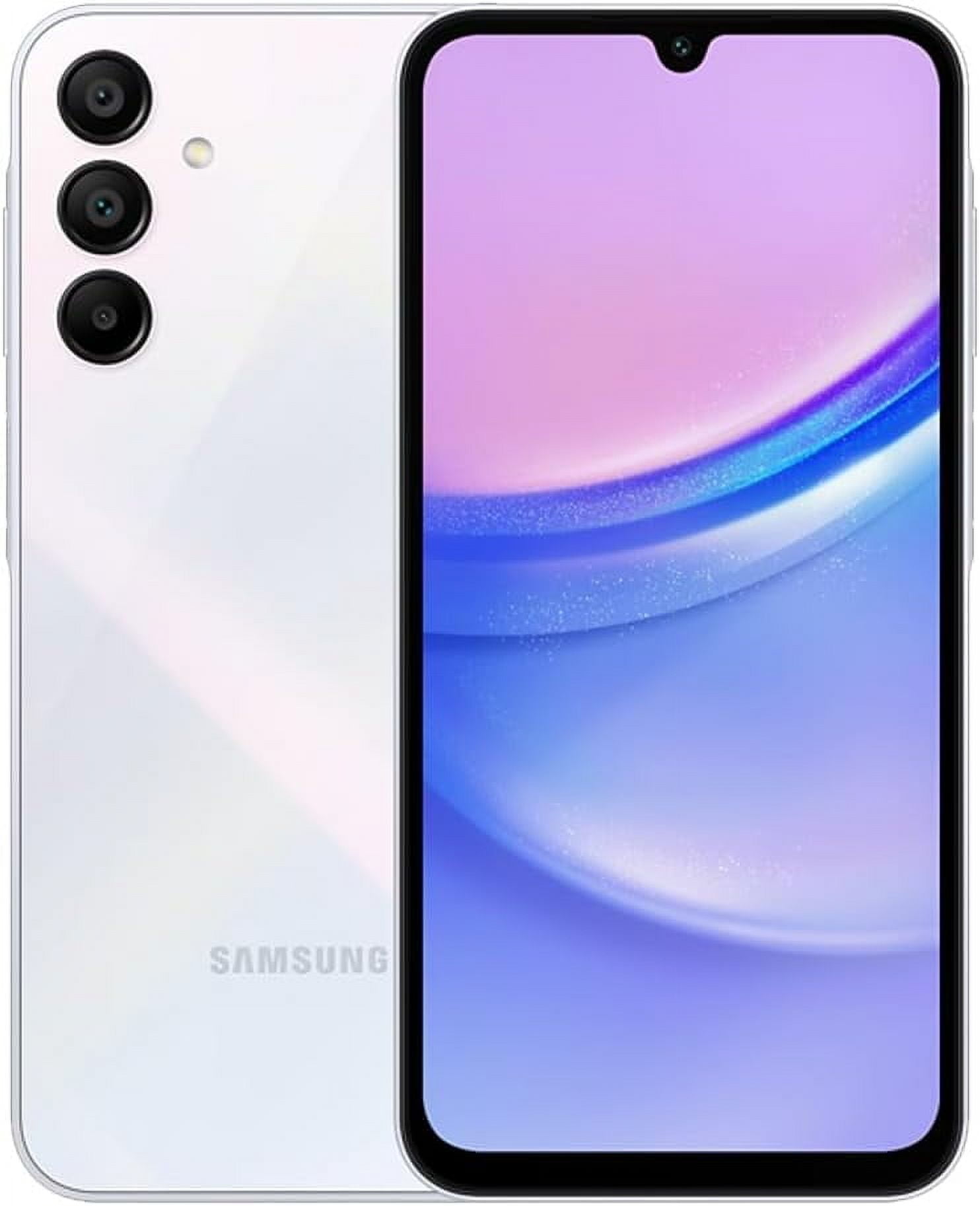 Samsung Galaxy A15 4G LTE (128GB + 6GB) Unlocked (for Tmobile, Metro, Tello, Mint & Global) SM-A156M/DSN Dual Sim 6.5" 50MP Triple (Light Blue)