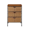 thumbnail image 3 of Three Drawer Chest, Wicker, 3 of 5