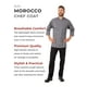 thumbnail image 2 of Chaqueta de Chef para Hombre Morocco Gris Talla XX-Large, 2 of 3