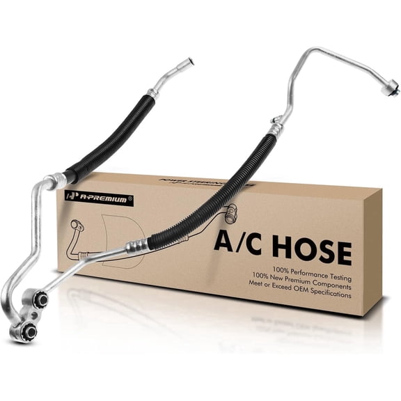 A-Premium A/C Suction Hose & Discharge Line Hose Assembly Compatible with Dodge Ram 2500/Ram 3500 2008-2009, Ram 4000 2006-2009, Ram 4500/Ram 5500 2008-2010, 5.9L 6.7L