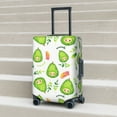 thumbnail image 3 of Wukai Kawaii Avocado Elastic Luggage Cover: Personalized Protection for Your Suitcase - Fits 19~29-inch, Washable & Durable Travel Companion-, 3 of 8