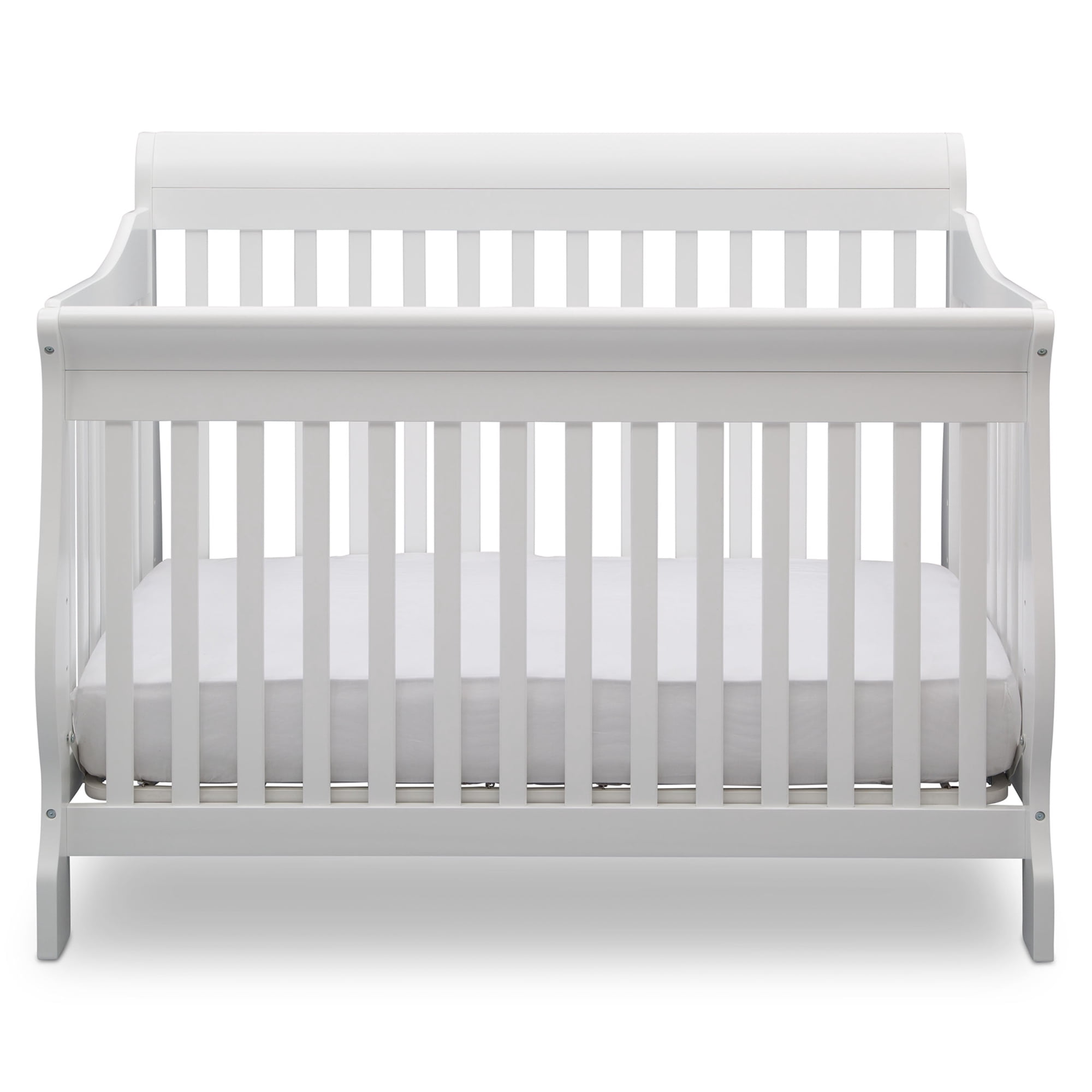 Delta Children Canton 4-in-1 Convertible Crib, Bianca White