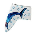 thumbnail image 1 of Guardoinrt Couvre-Chef de Club de Golf Mode PU Putter Cuir Couvre-Chef en Forme de Golf Espadrilles Blanc Bleu 13x17cm 1Ensemble, 1 of 6