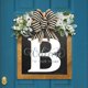thumbnail image 4 of Placa decorativa para puerta con 26 letras, adornos de madera para jardín, señal de bienvenida para puerta (B) Ehuebsd Libre de BPA, 4 of 7