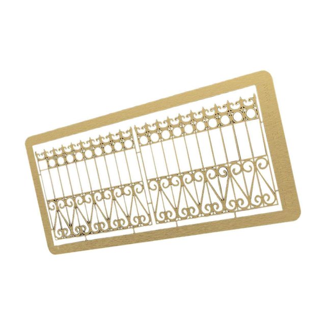 Handmade 1:35 Scale 3D Puzzle Model Brass Door in dioramas. Suitable for Educational Toys Scenery Style B