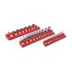 thumbnail image 5 of Kit de 3 organizadores de enchufes, soportes para enchufes, alto rendimiento, utilidad, uso versátil SAE rojo, 5 of 9