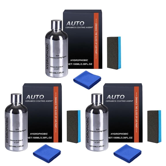 Auto Ceramics Coating for Cars, Protect Car Paintwork, High Shine, Easy to Apply, 100ml Ceramic Coating High Hydrophobic Mirror Protection, Durability of Over 1 Year
