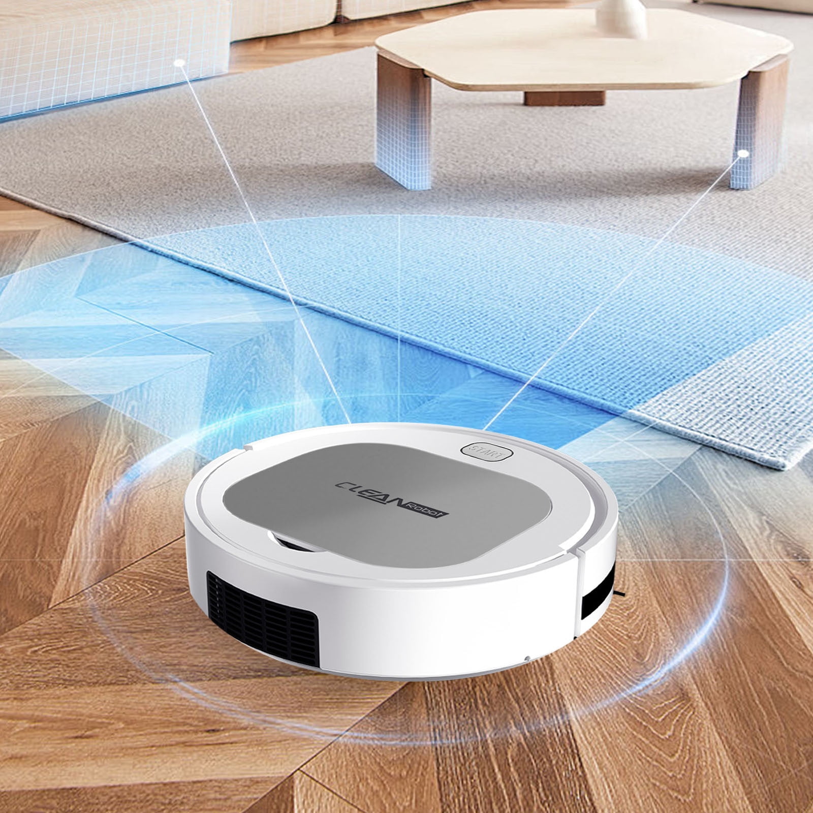 Nilvkv Robot Vacuum Sweeping Robot Lazy Home Automatic Cleaning Machine Rechargeable Mini Smart Vacuum Cleaner Home Appliance