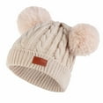 thumbnail image 1 of Bufanda y gorro para bebé Sonducket invierno Cálido color beige, 1 of 6