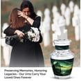 thumbnail image 4 of Twilight Serenity at Forest Cabin - Burial Urns Urn For Ashes For Women - Small Urns for Nana - and Heartfelt - Cherished Memories - 3 Inch, 1 Pc, 4 of 5