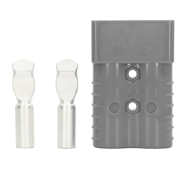 Conector rápido de batería de alta corriente de 350 A y 600 V SH350, doble polo, para coche, solar, caravana, barco, carretilla elevadora, color gris.