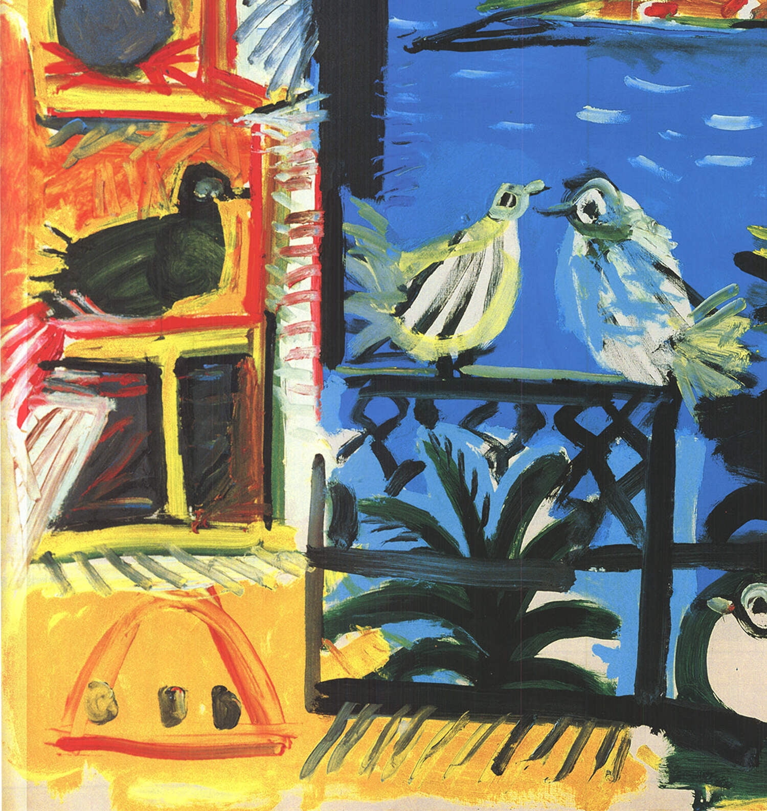 ピカソ “The Pigeons” ジクレー　CoA 付き PABLO PICASSO The Pigeons, 1995 - Walmart.com