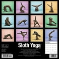 thumbnail image 2 of Sloth Yoga 2024 12 X 12 Wall Calendar for Home or Office, 2 of 4